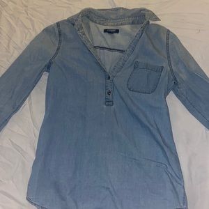 old navy chambray shirt